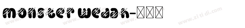 Monster Wedah字体转换